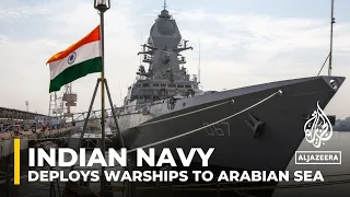 India’s navy deploys warships to Arabian Sea after tanker attack