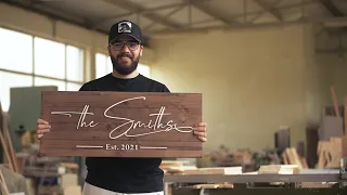 Craft My Sign - Production Process of our Wooden Custom Signs