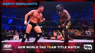 Jungle Boy and Luchasaurus Defend the AEW World Tag Team Title