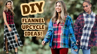 FALL Trends!!- Flannel UPCYCLE Ideas! | DIY with Orly Shani