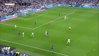 Messi's greatest celebration in Santiago Bernabeu after his 2nd goal vs Real madrid hd