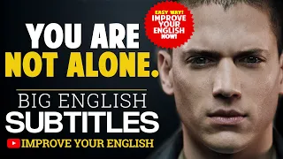 ENGLISH SPEECH for English learning | WENTWORTH MILLER - You are not alone | IMPROVE ENGLISH 2022.