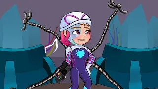 All Friends Deadpool Ghost Spider is NOT a MONSTER Marvel's Spidey and his Amazing Friends Animation