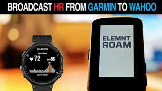 Pairing GARMIN Watch Heart Rate Sensor with WAHOO (V1 or V2)