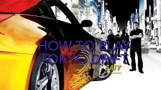 How to play Tokyo drift on GarageBand (EASY)