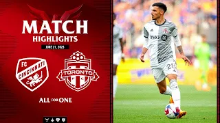MATCH HIGHLIGHTS: Toronto FC at FC Cincinnati | June 21, 2023
