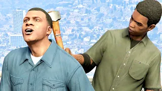 GTA V PC Lamar Kills Franklin (Editor Rockstar Movie Cinematic Short Film)