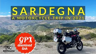 Sardegna, a mtorcycle trip in 2021. GPX Included