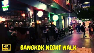 BANGKOK NIGHT WALK  (SUKHUMVIT SOI 24 - SOI 33) THAILAND 4K
