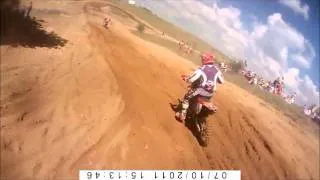 Motocross Ошмяны 10.07.2011 второй заезд (вторая часть)