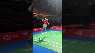 Highest + Fastest Jump Smash | King of Smash #badminton #shorts