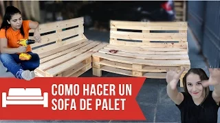 COMO HACER UN SOFA CON PALETS PASO A PASO -  | Empo | EP. 02