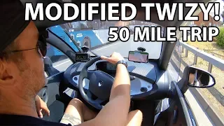 RENAULT TWIZY 50 MILE MISSION!!!