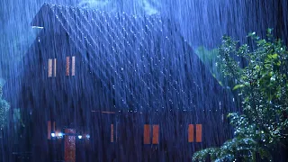 [10 Hours] Relaxing Sound of Rain and Thunder to Sleep 🌧RAIN TO SLEEP | Sleep, relax