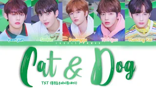 TXT (투모로우바이투게더) – Cat & Dog Lyrics (Color Coded Han/Rom/Eng)