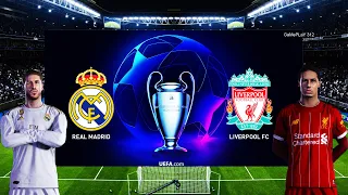 PES 2020 - Real Madrid vs Liverpool - UEFA Champions League - Gameplay PC - Ramos vs Van Dijk