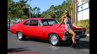 1969 Chevy nova 454 BB Auto 4 Wheel Disc www.musclecarsforsaleinc.com 239-405-1970 Tom $32700