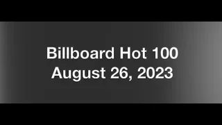 Billboard Hot 100- August 26, 2023