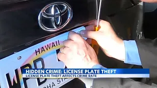 A 'hidden' crime, license plate theft can lead to other crimes