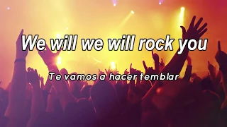 We Will Rock You - Queen (Lyrics) Sub español