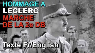 Marche de la 2ème DB : Hommage à Leclerc- French Military Anthem (Fr/En Lyrics)