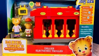 DELUXE ELECTRONIC TROLLEY Toy Opening Daniel Tigers Neighbourhood Unboxing!