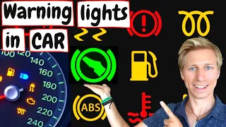 Warning lights on Dashboard🚘in car {indicators}:⛔Red–Yellow Meanings / Toyota, Mercedes, Ford