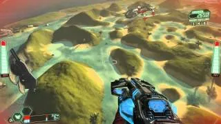 Tribes Ascend - Crossfire 260+ kph route with basic loadout