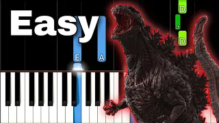 SHIN GODZILLA'S THEME "Who Will Know" | EASY Piano Tutorial