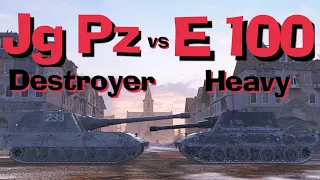 WOT Blitz Face Off || Jg. Pz. E 100 vs E 100