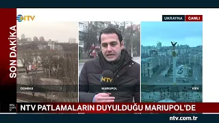 @NTV  ekibi patlamaların duyulduğu Mariupol’de