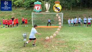 CHAMPIONS LEAGUE FINAL ON PENALTIES! REAL MADRID x LIVERPOOL ‹ Rikinho ›