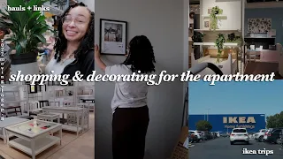 vlog: shopping & decorating my new apartment!!! + lots of hauls (part one - moving vlog ep. 8)