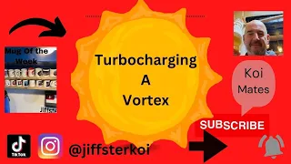 Ultimate pond Vortex gets turbo charged  😃 upgrading filter #koi #happy #filters #vortex #1k #turbo