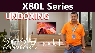 Sony X80L Google Tv  2023 #Unboxing