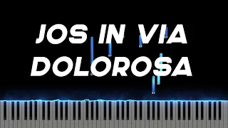 Jos in Via Dolorosa - Instrumental Pian - Negativ Pian - Tutorial