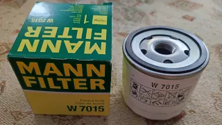Mann filter W7015 уже не тот. Нижний перепускной клапан