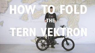 How To Fold the Tern Vektron Electric Bicycle