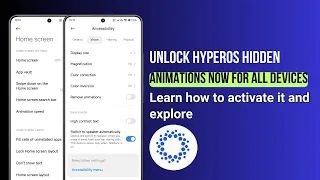 Unlock HyperOS hidden animations: Learn how to activate & explore