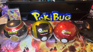 New Pokeball tins have Evolving Skies??? Pokémon E22 tin opening!!!