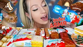 ASMR EATING CHOCOLATE KINDER PARTY (BUENO,KINDER SURPRISE, CHOCOLATE BUNNY, DESSERTS) 초콜릿 먹방 MUKBANG