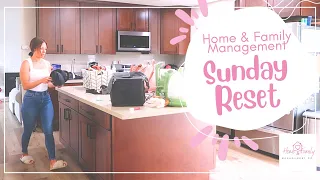 Sunday Reset | Home Family Management | Whole House Tidy