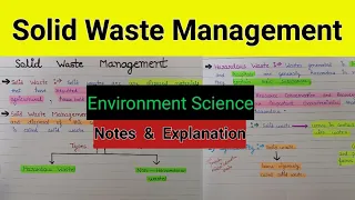 Solid waste management | what is solid waste management  | solid waste management evs project