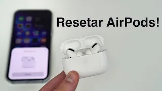 Como Resetar seus AirPods ou AirPods Pro! Resolva Qualquer Problema!!