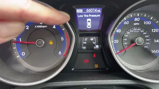 Hyundai TPMS Warning Light Reset