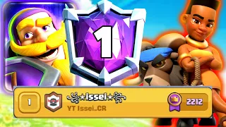 Top1🇯🇵&Top6🌎 with Evo Knight Ram rider deck😉-Clash Royale