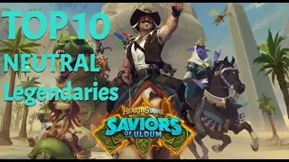 Hearthstone - Top 10 Most Used Neutral Legendary Cards - Saviors of Uldum