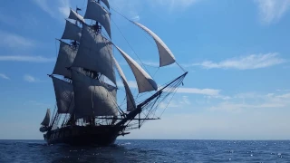 US Brig Niagara Under Full Sail