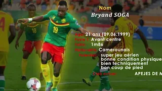 soga bryand Cameron international striker