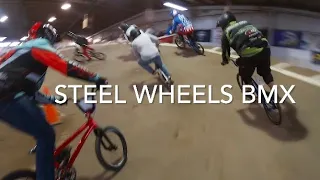 FU MANCHU - HELL ON WHEELS - BMX Racing over 40. Indiana State Championship at Steel Wheels BMX.